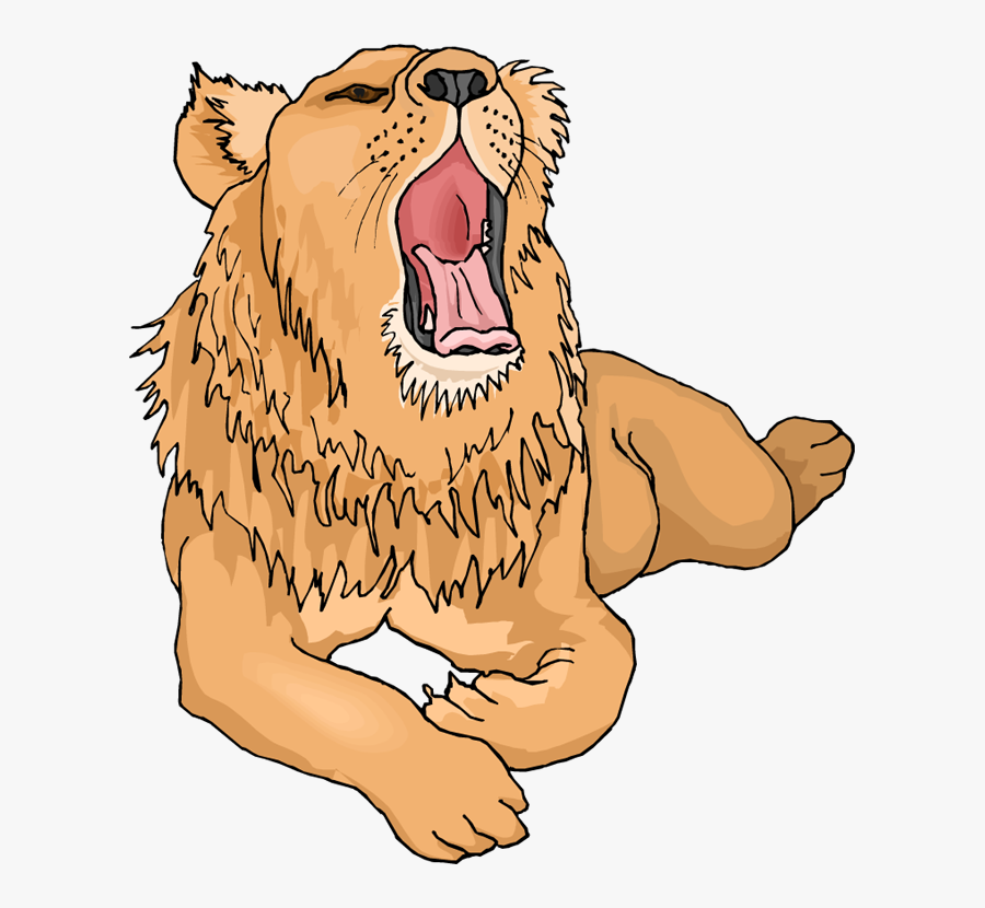 Yawn Lion Clip Art Tired Clipart Free Download - Yawning Animal Clip Art, Transparent Clipart