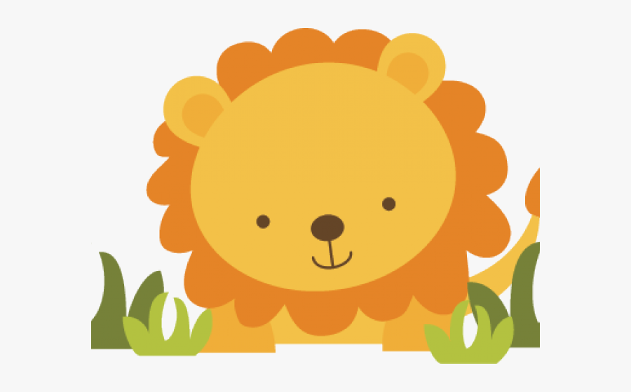 Lion Clipart Cute - Forest Animals Png, Transparent Clipart