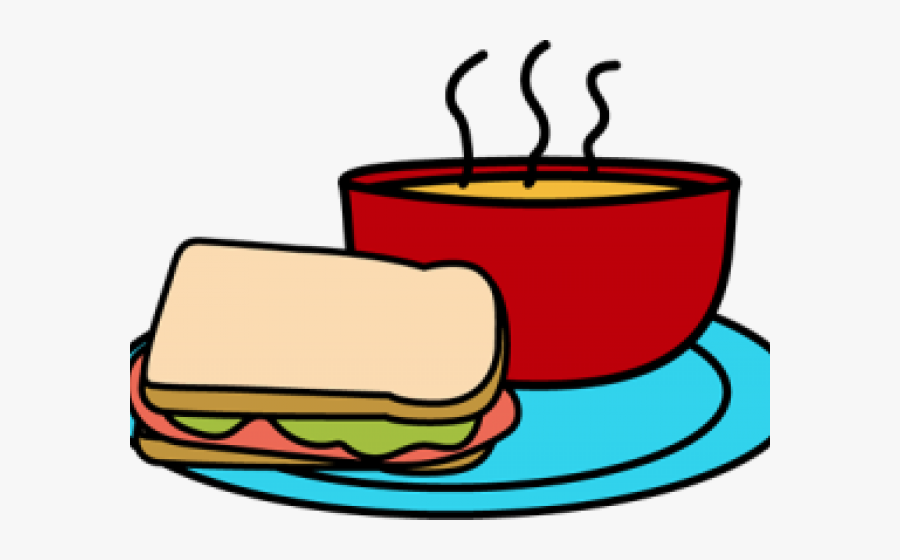 Soup Clipart Sandwich - Soup And Sandwich Clipart, Transparent Clipart