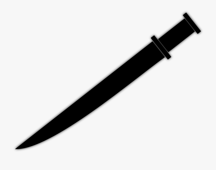 Machete Clipart - Knife Clipart Black And White Transparent, Transparent Clipart