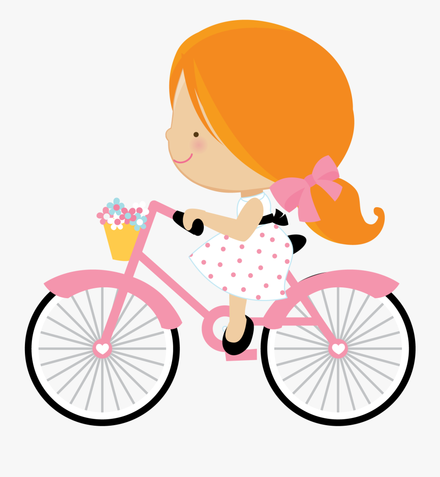 1704 X 1927 - Pink Bicycle Clipart, Transparent Clipart