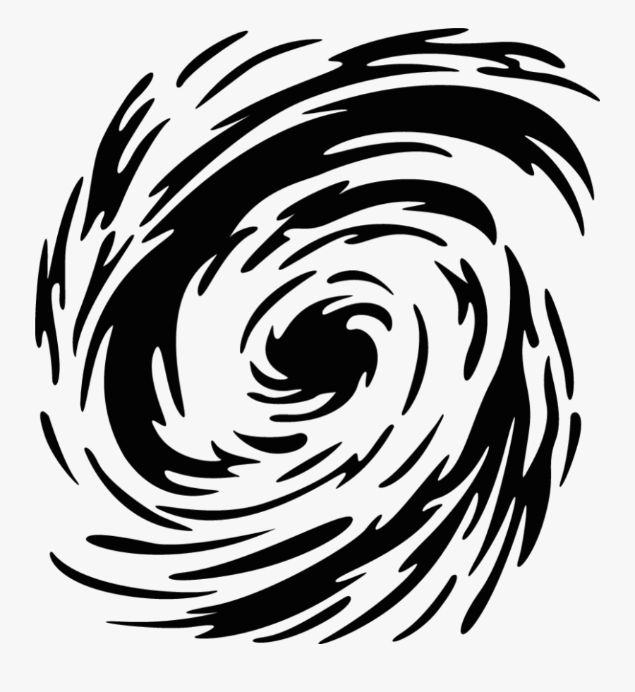 Swirl Clipart Hurricane - Hurricane Clipart Black And White , Free Transpar...