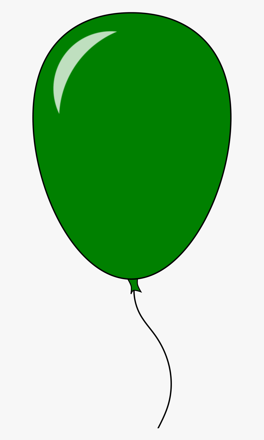 Transparent Clip Art Balloons - Green Balloon Clipart, Transparent Clipart
