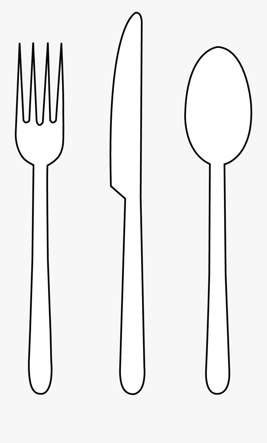 Fork Spoon Clip Art Clipart Free To Use Resource Clipartbarn - Knife And Fork White, Transparent Clipart