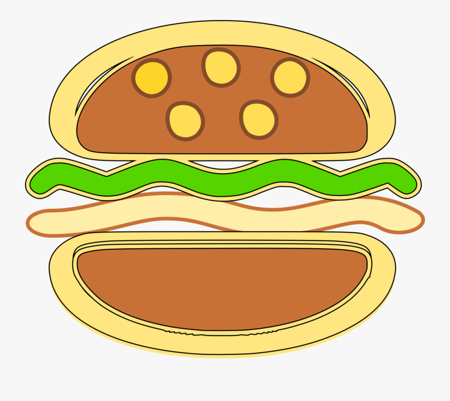 Excelent Burger Clipart Icon Picture, Transparent Clipart