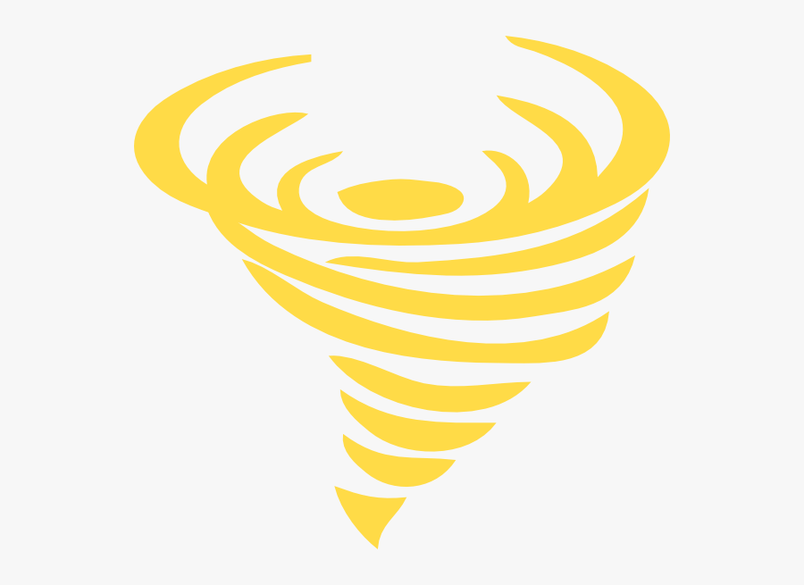 Hurricane Clip Art Hostted Clipart - Black And Gold Tornado, Transparent Clipart