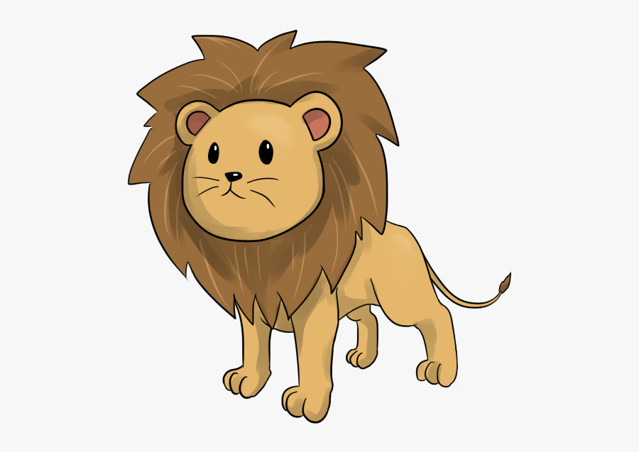Clip Art Baby Lion Cartoon Images - Cute Cartoon Lion Transparent, Transparent Clipart
