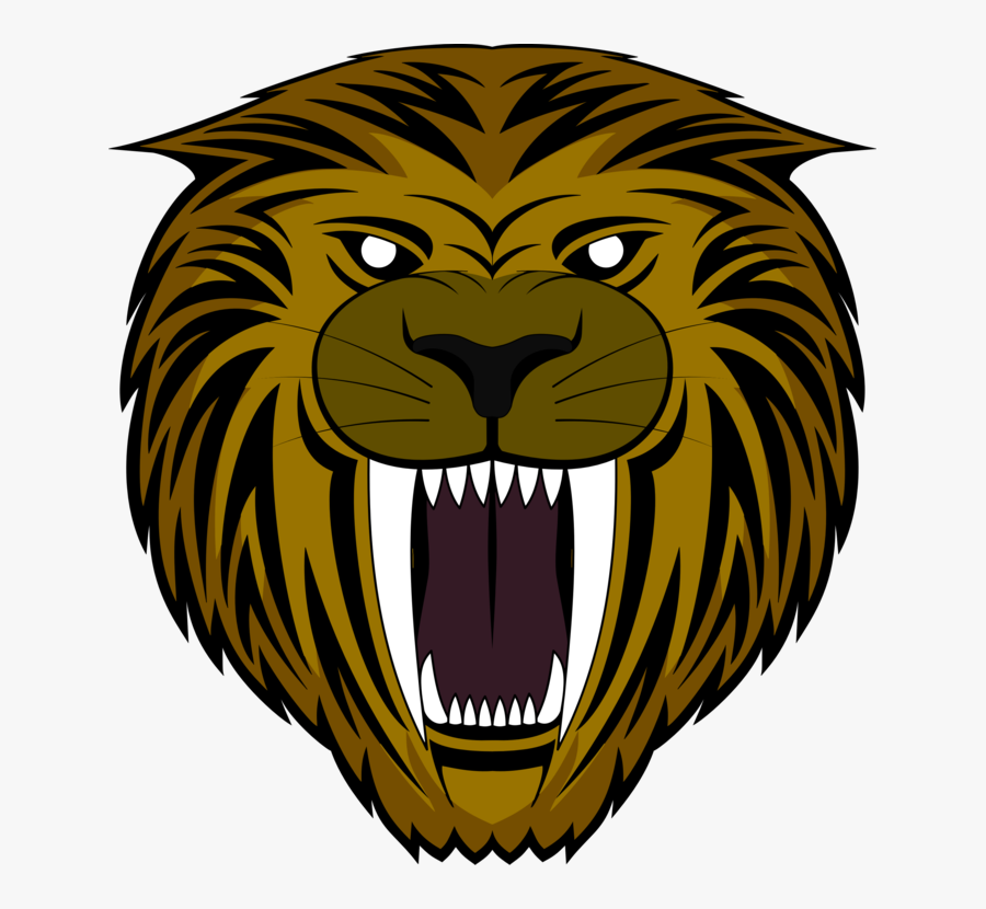 Art,carnivoran,lion - Tiger, Transparent Clipart