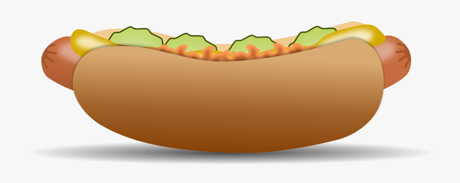 Hot Dog Sandwich Clipart Hotdog Food Clip Art - Sausage Poboy Clip Art, Transparent Clipart
