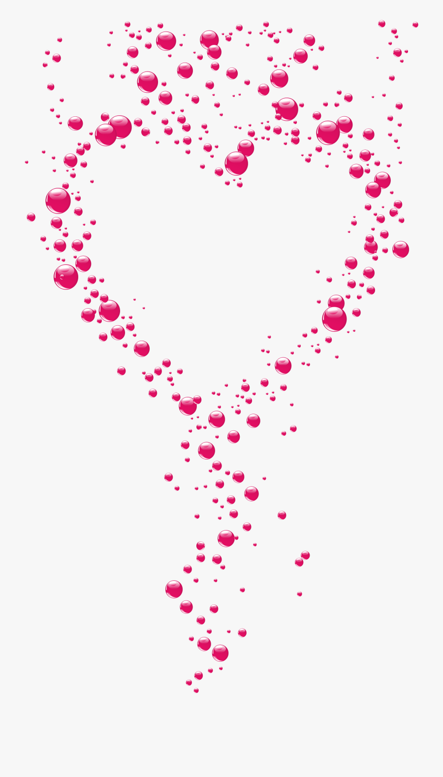 Svg Transparent Download Heart Bubbles Clipart - Heart Bubbles Clipart, Transparent Clipart