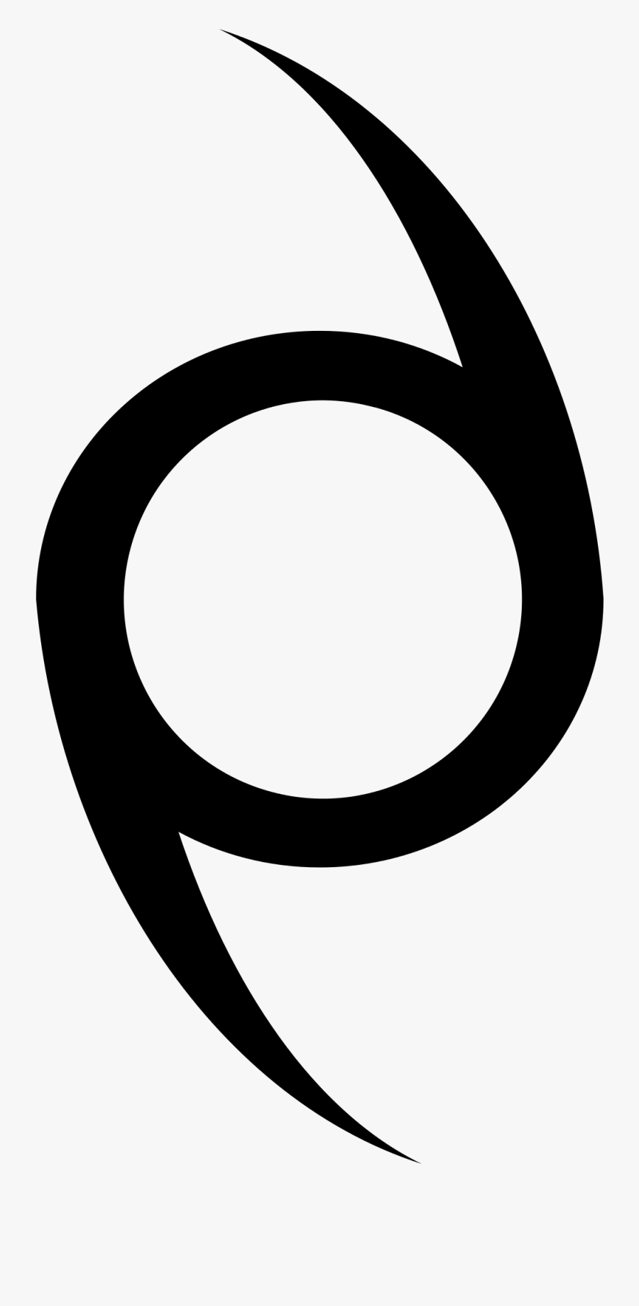 Tropical Cyclone Symbol - Circle, Transparent Clipart