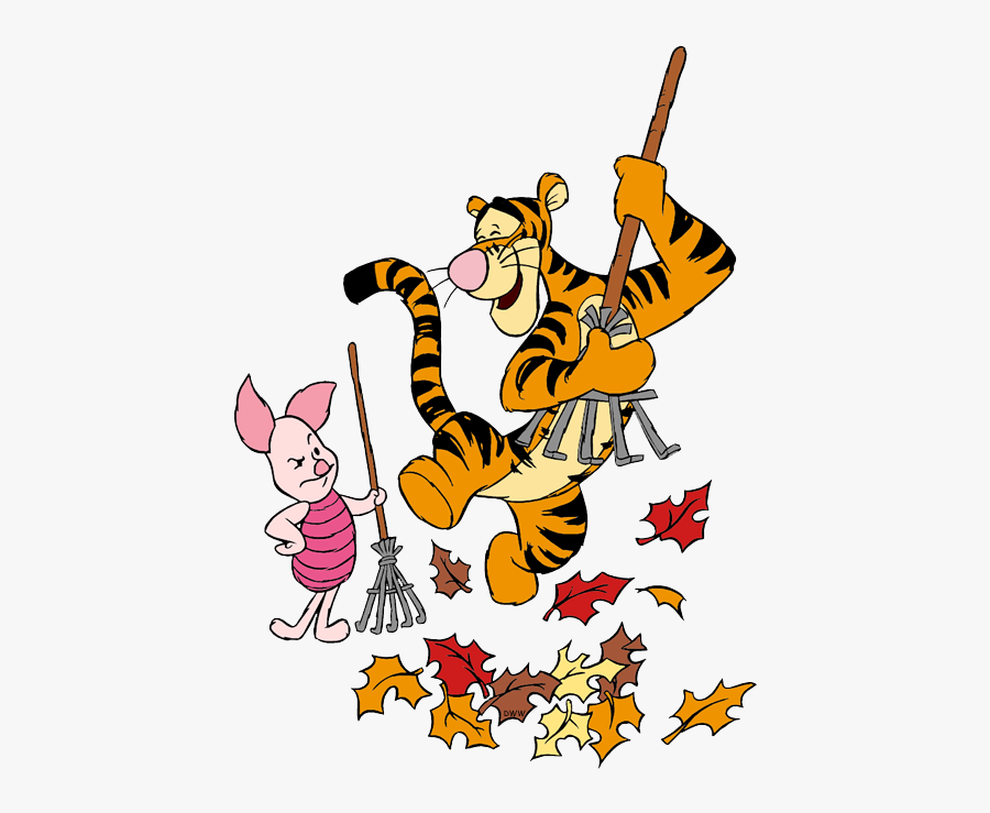 Pin By Rc On Disney P - Raking Leaves Clip Art, Transparent Clipart