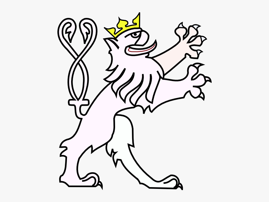Lion Wearing Crown Clip Art At Clker - Crown Clip Art, Transparent Clipart
