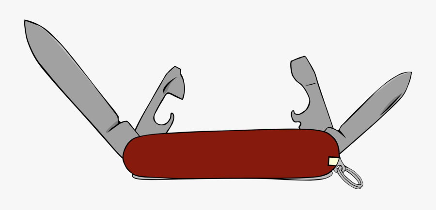Free To Use & Public Domain Pocket Knife Clip Art - Swiss Army Knife Clip Art, Transparent Clipart