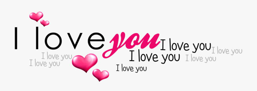 I Love You Text Png February Clipart - Keep My Hands Off You, Transparent Clipart