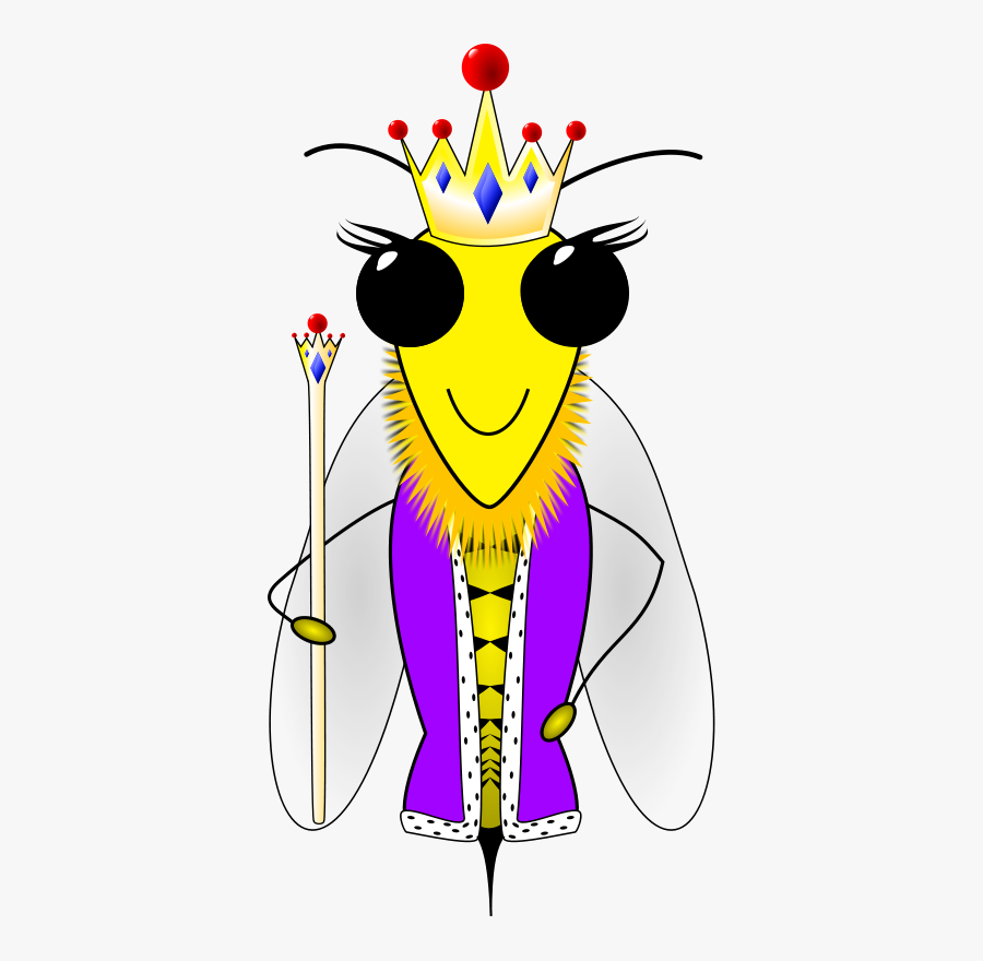 Queen Bee Clipart - Clip Art Pictures Of Bees, Transparent Clipart