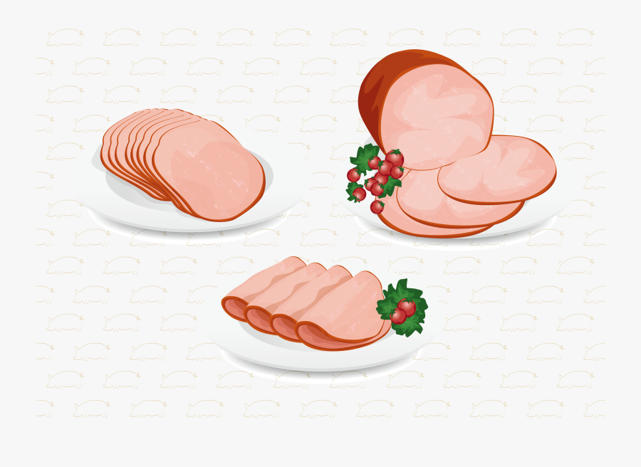 Transparent Meat Clipart Png - Jamon De Pavo Animado , Free Transparent
