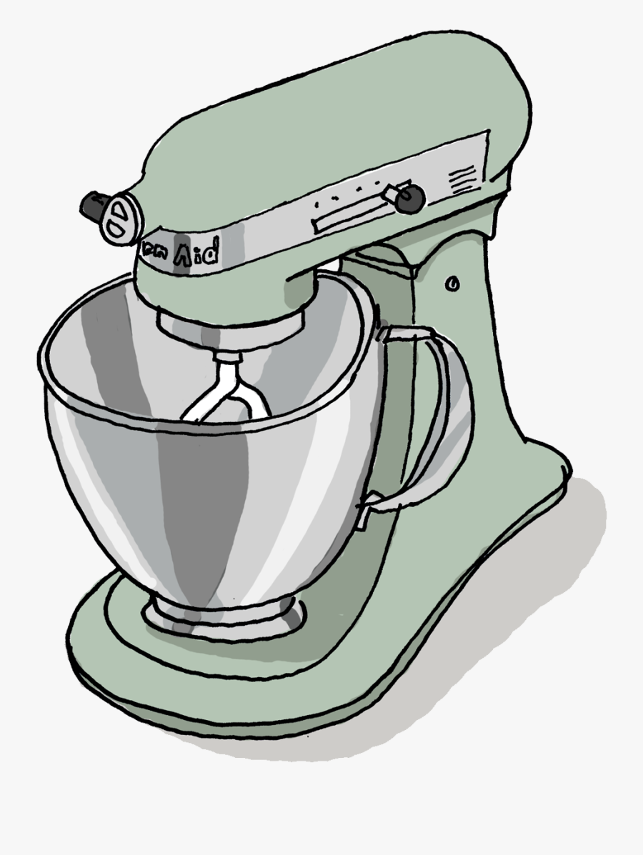 Turkey With Knife And Fork Clipart - Kitchen Machine Cartoon Png, Transparent Clipart