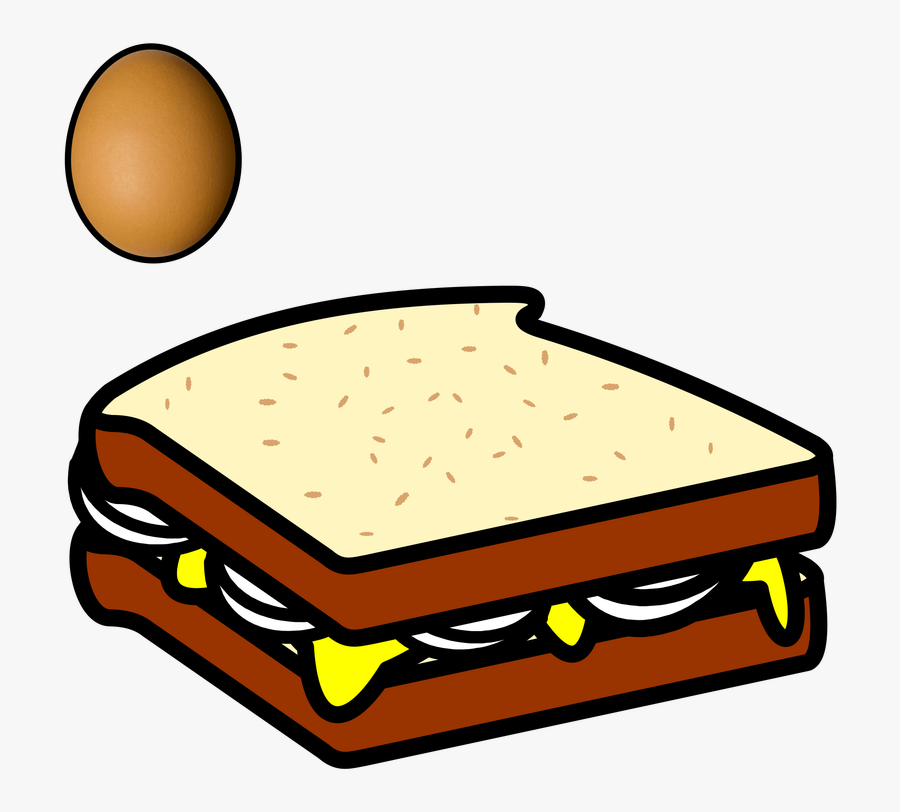 Sandwich Clipart Square - Clip Art, Transparent Clipart