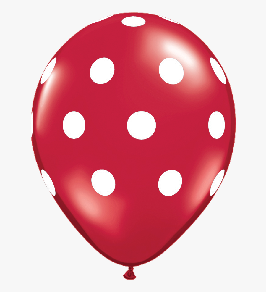 Blue And White Polka Dot Balloons, Transparent Clipart