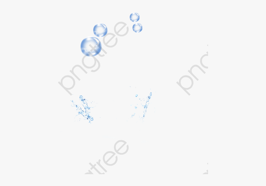 Crystal Clear Water Bubble - Circle, Transparent Clipart