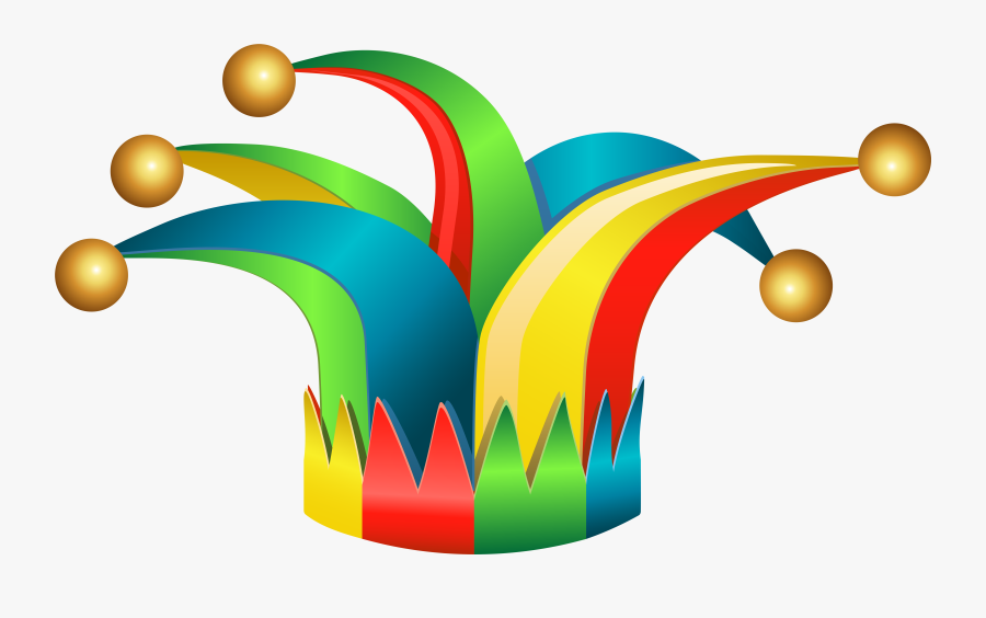 Jokester Hat Png Clip - Clipart Clown Hat, Transparent Clipart