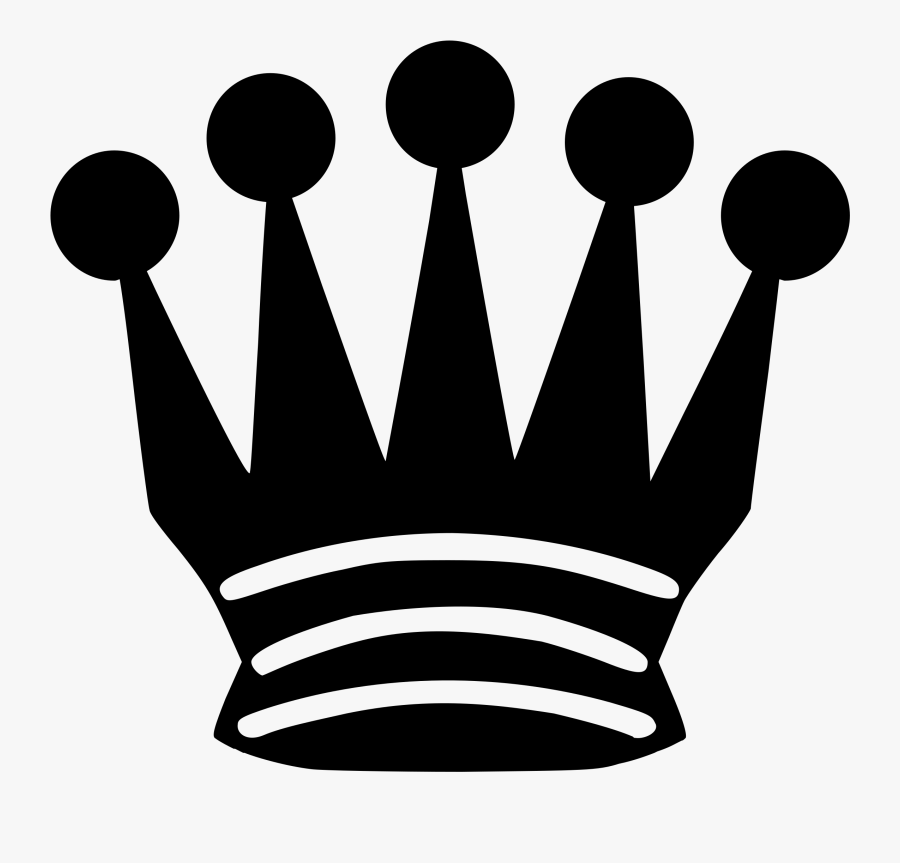 Chess Piece Silhouette - Transparent Queen Chess Piece, Transparent Clipart