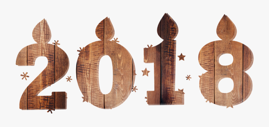 Happy New Year Clipart - Happy New Year 2018 Art, Transparent Clipart