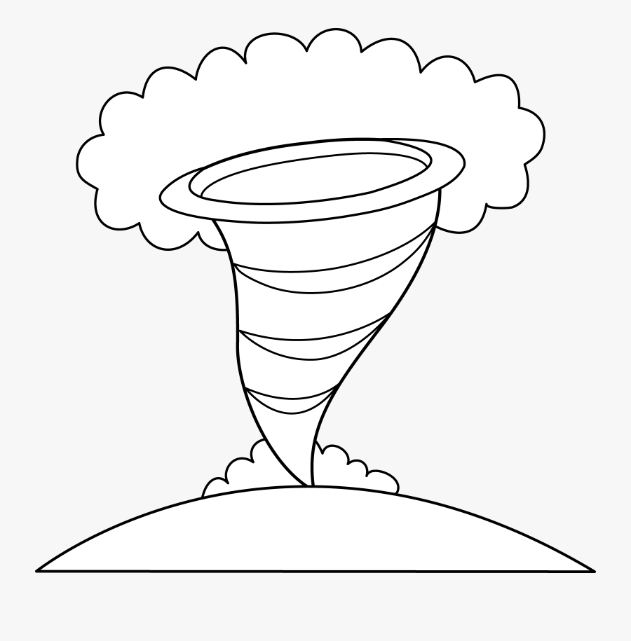 Page Clip Art Tornado Coloring Free Transparent Clipart Clipartkey