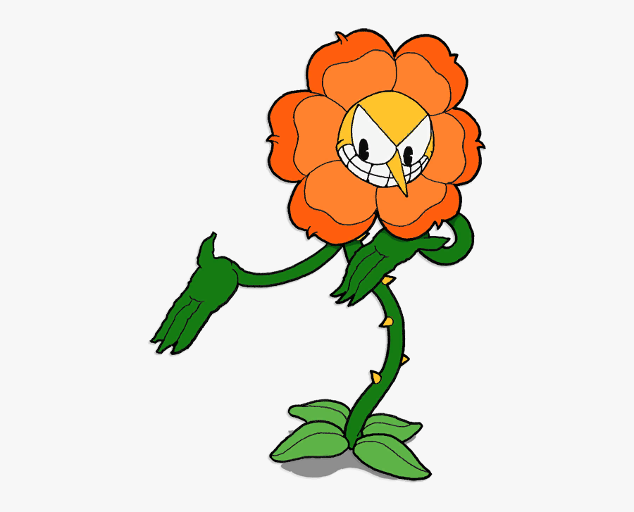 Flower Cuphead Cagney Carnation , Free Transparent Clipart - ClipartKey.