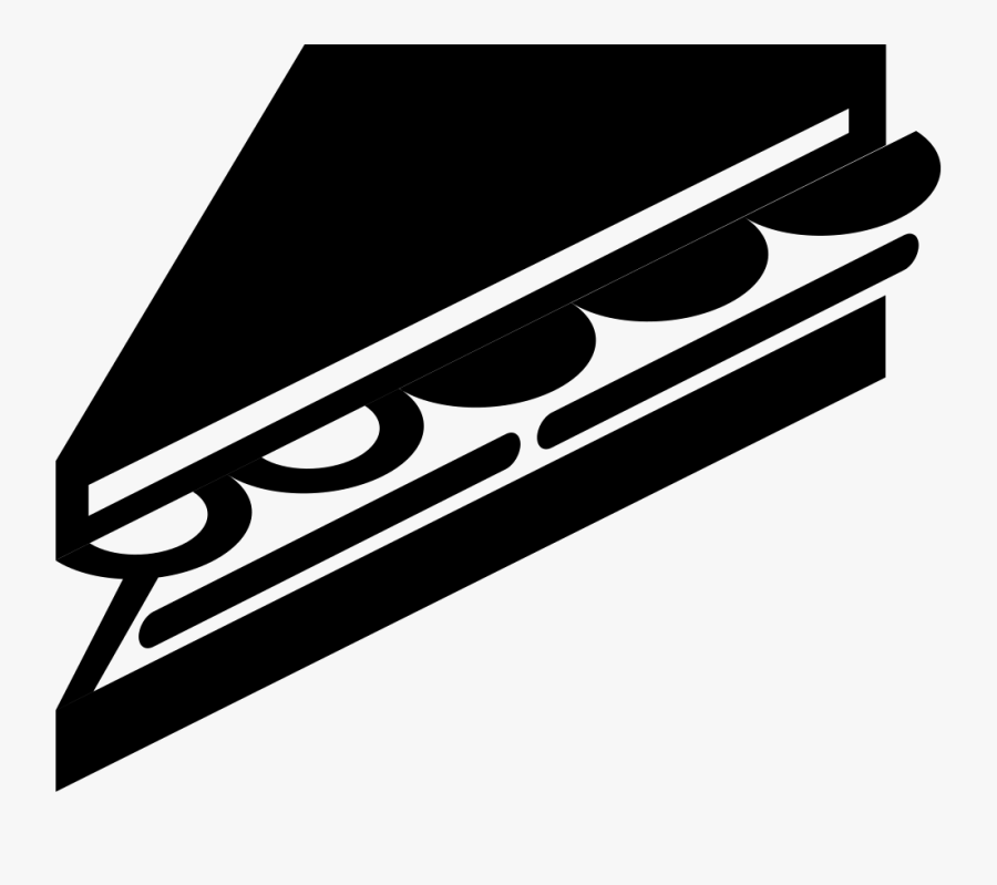 Sandwich Icon Png - Sandwich Icon Black Png, Transparent Clipart