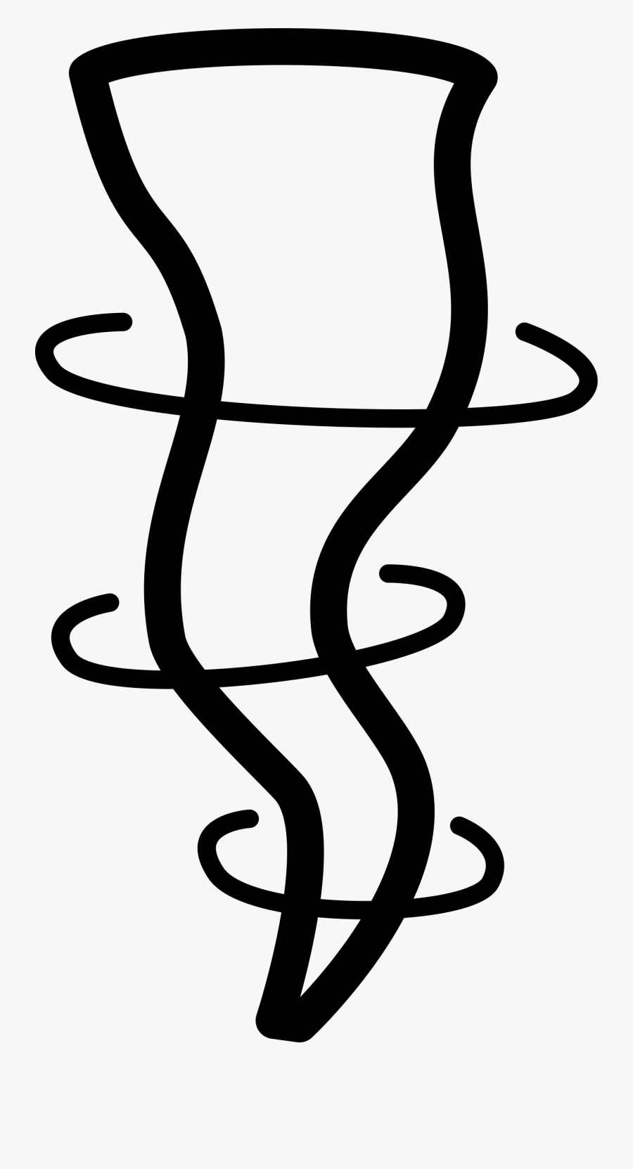 Clipart - Tornado Clip Art, Transparent Clipart