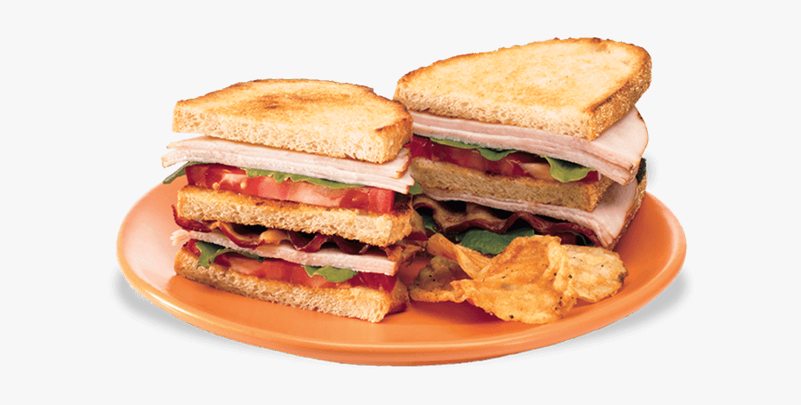 Turkey And Ham Sandwich Clipart - Fast Food, Transparent Clipart