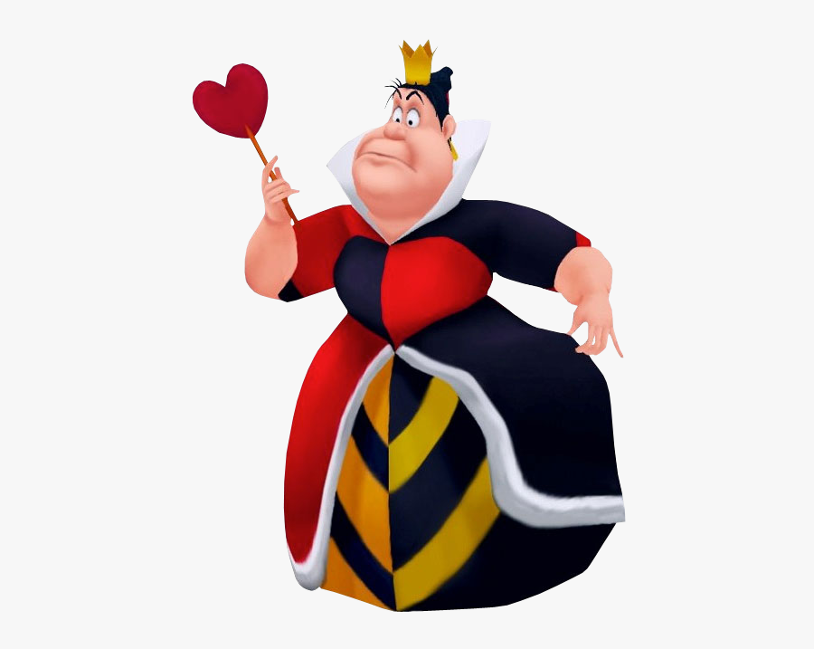 Queen Clipart Alice In Wonderland - Disney Cartoon Queen Of Hearts, Transparent Clipart