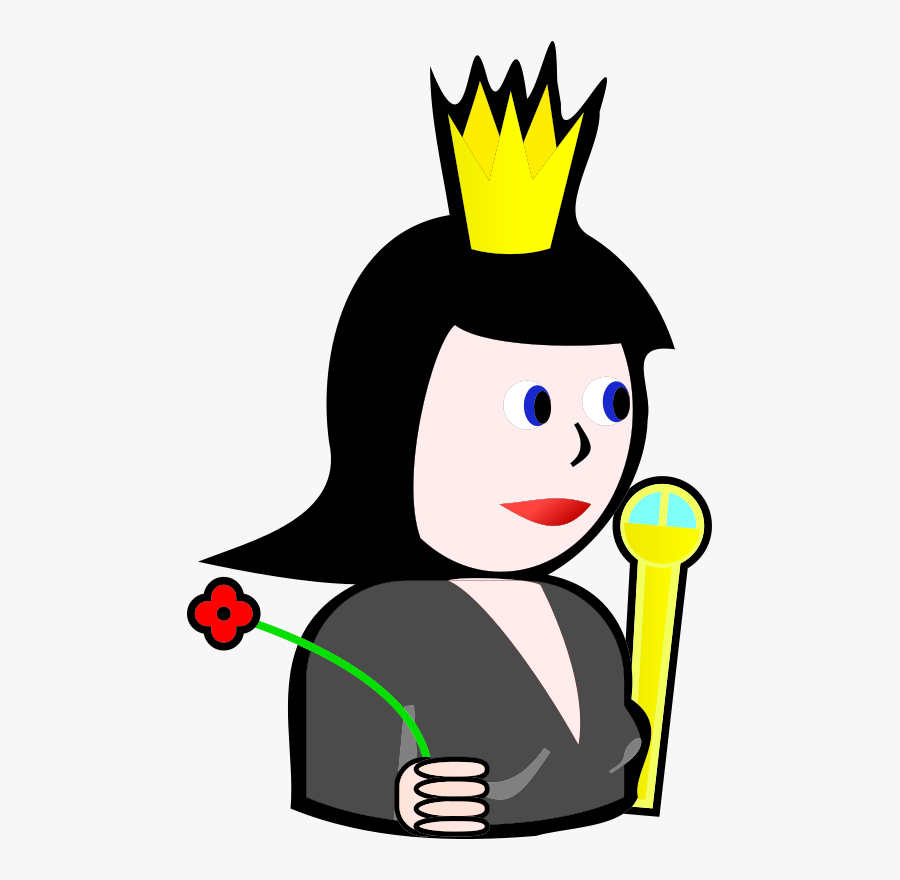 Queen Of Spades - วาด พระ ราชินี การ์ตูน, Transparent Clipart