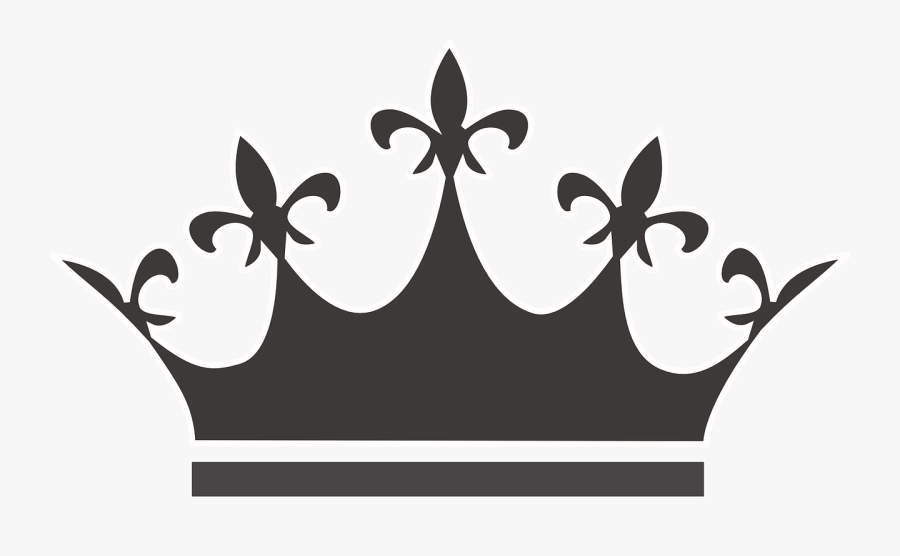 Clip Art King And Crown Black - Queen Crown Png, Transparent Clipart
