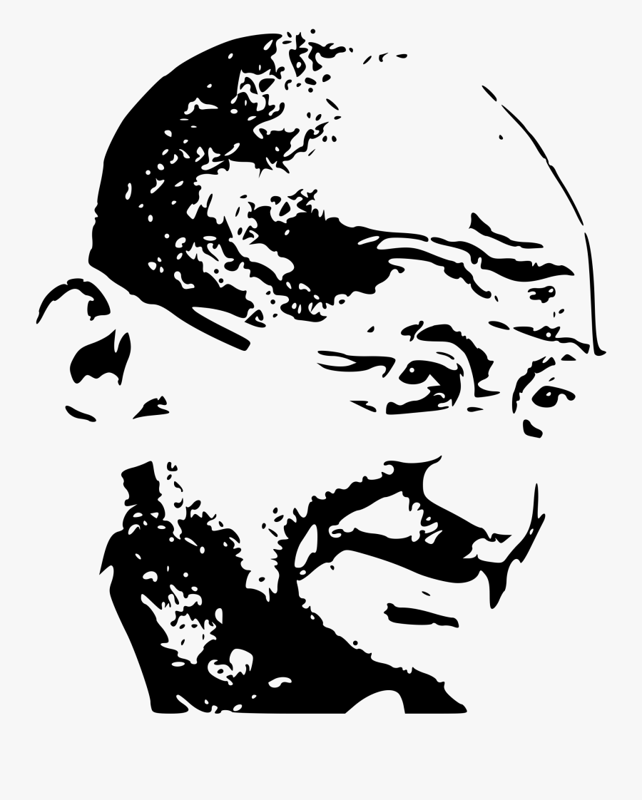 Gandhi Svg, Transparent Clipart