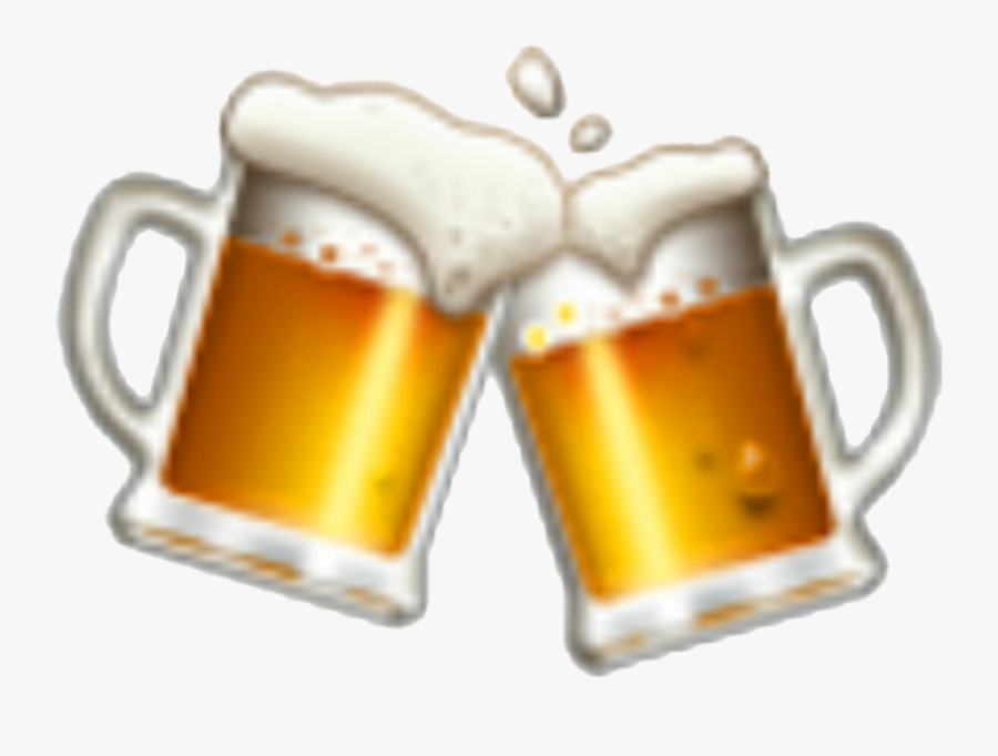 Beer Mugs Cheers Png Download - Beer Emoji Png, Transparent Clipart