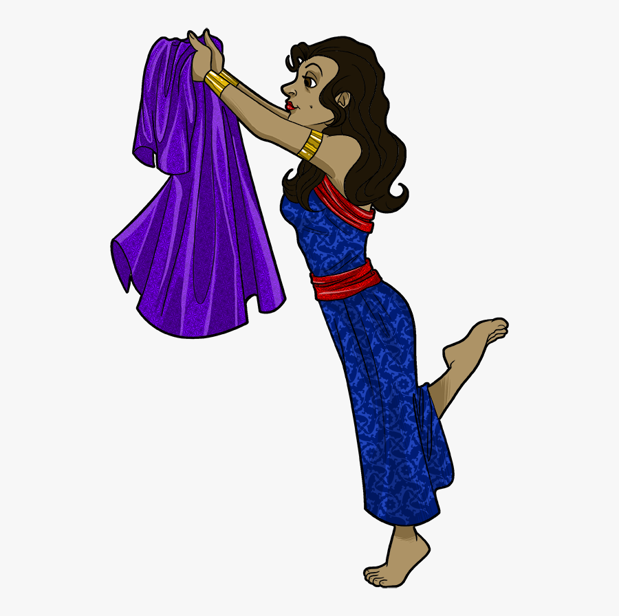 Free Bible Stories Royal Court, Bible Stories And Clip - Cartoon Bible Woman Png, Transparent Clipart