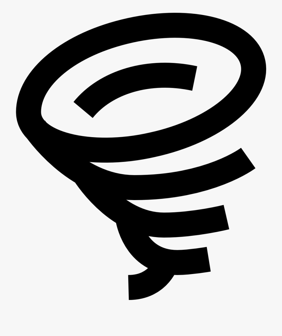 Hurricane Clipart Drawn - Tornado Icon Transparent, Transparent Clipart