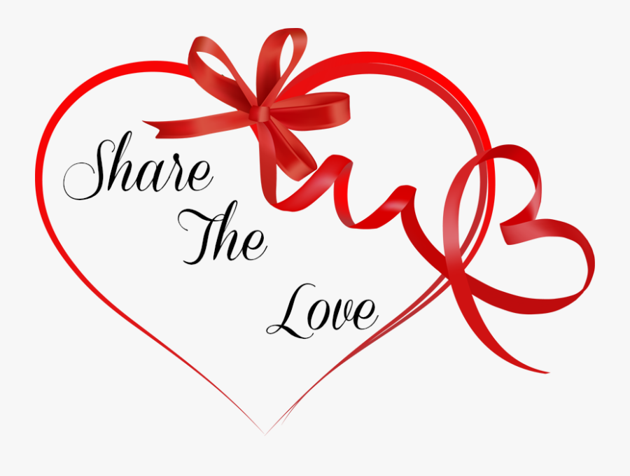 Diverse Reader Share The - Heart Shaped Ribbon Png, Transparent Clipart