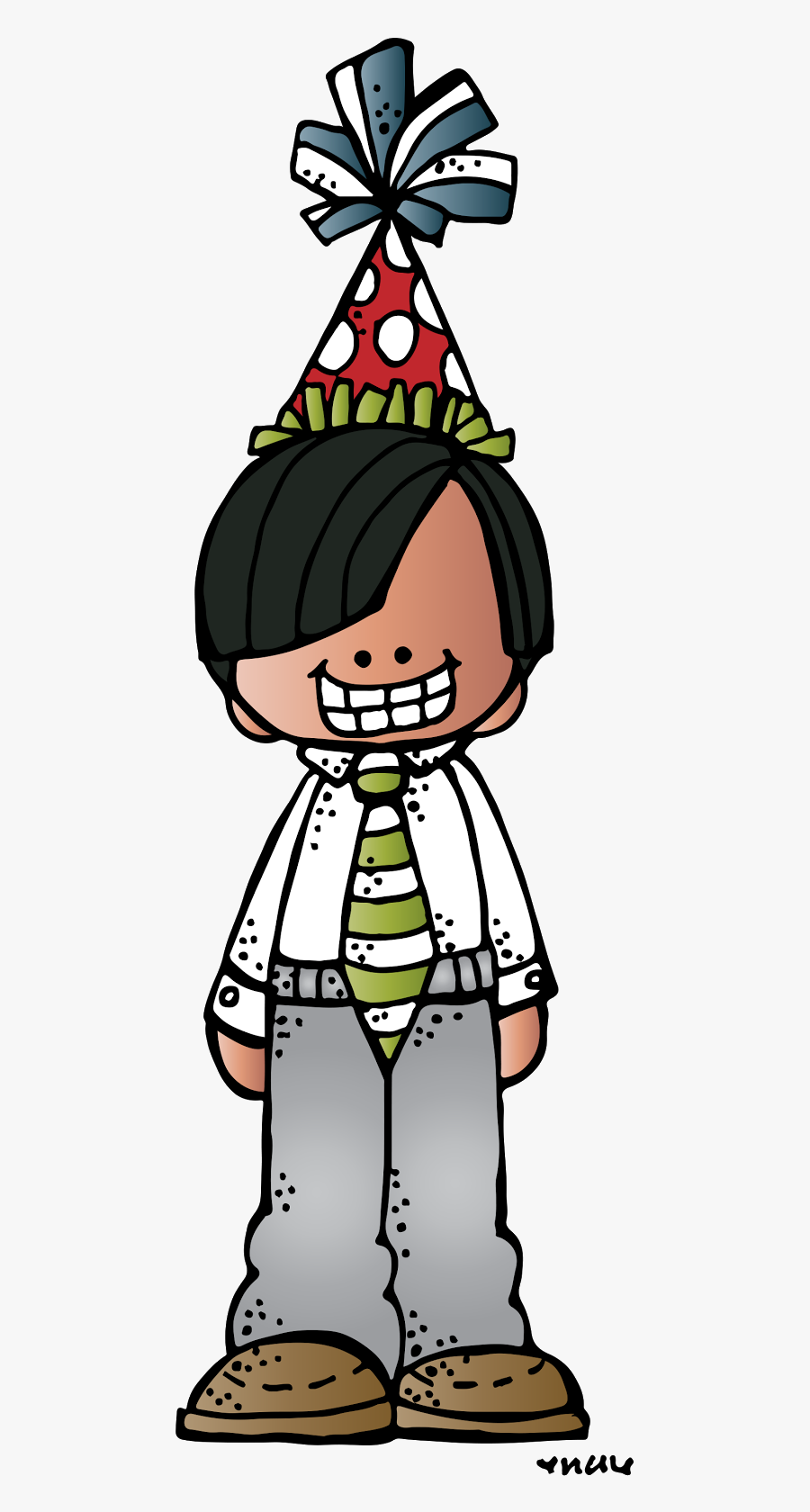 Queen Clipart Melonheadz - Melonheadz Boy Clipart In Black And White, Transparent Clipart