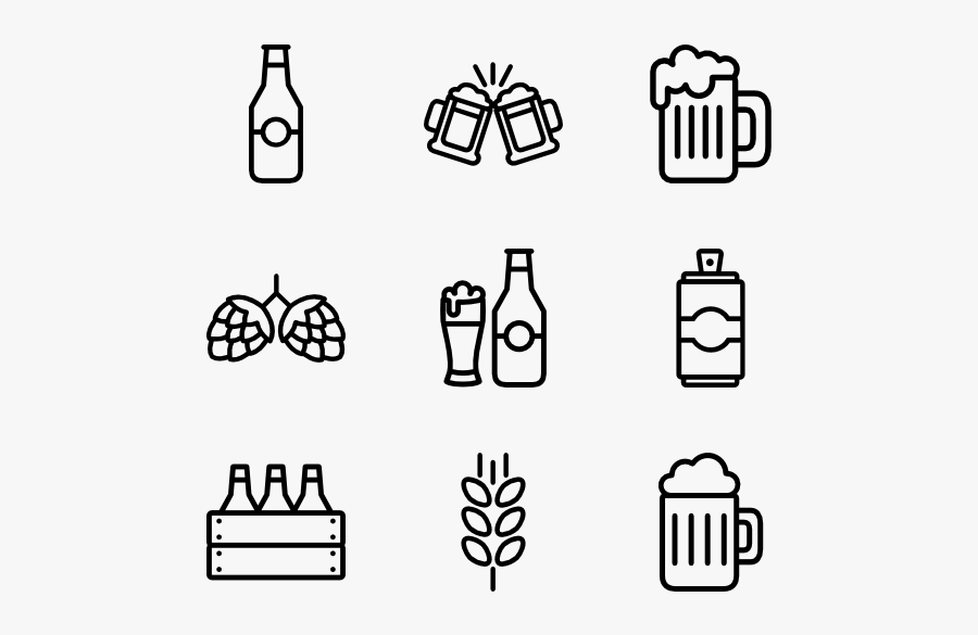 Beer - Curriculum Vitae Icons Png, Transparent Clipart