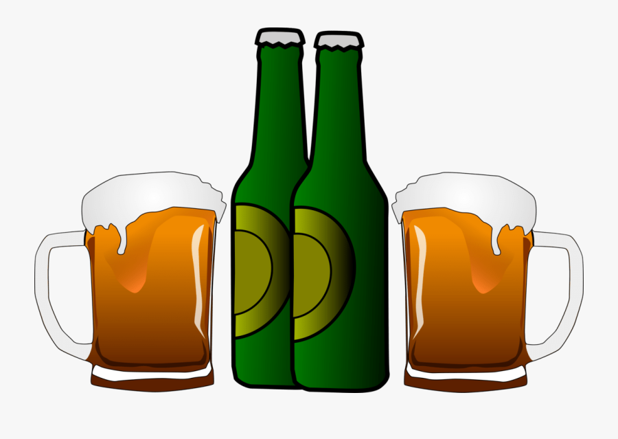 Clipart Of Beer Wine Martinis And Other Alcoholic Cocktails - Alcohol Clipart, Transparent Clipart