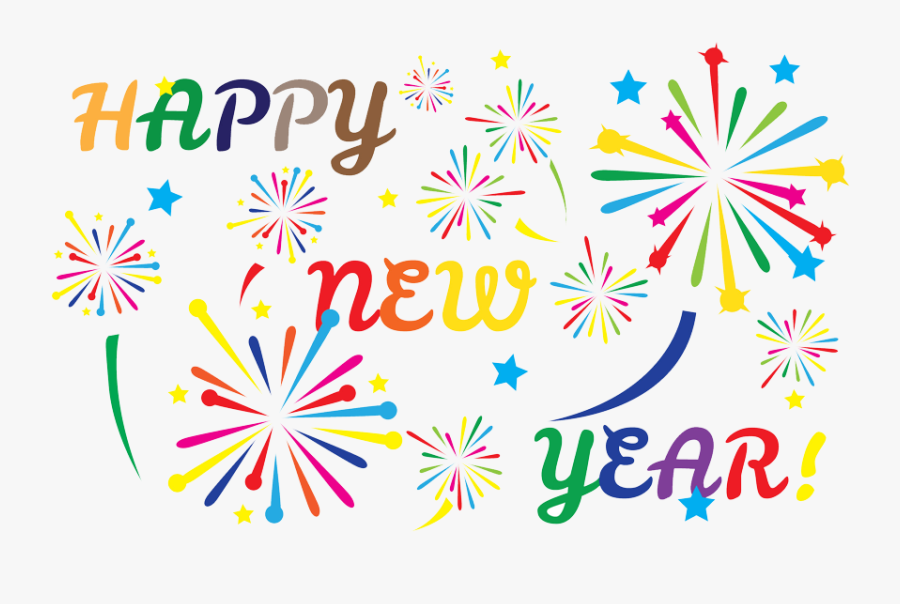 Graphic Transparent Library January Page Blue Anchor - New Year Fireworks Clipart, Transparent Clipart