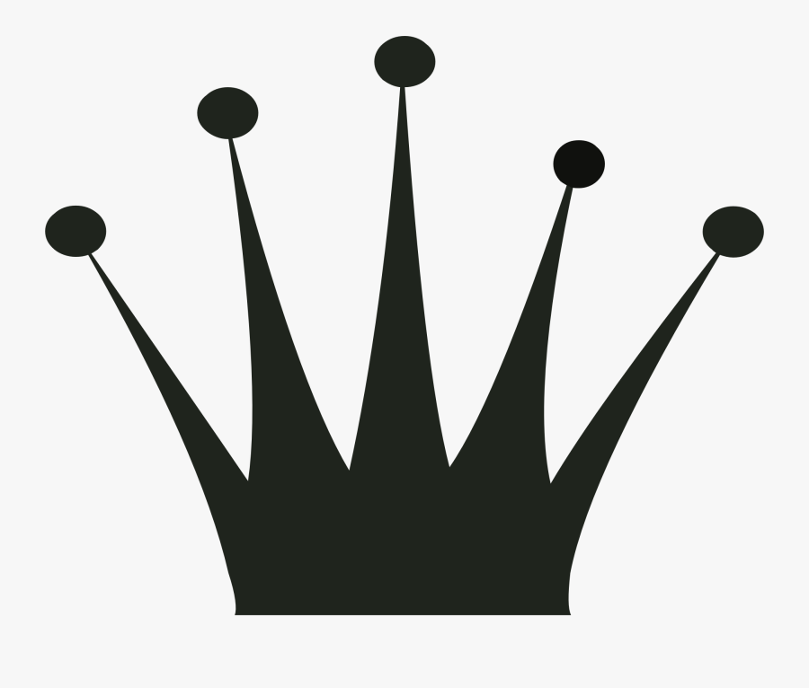 Krone Clipart Schwarz - Black Queen Crown Transparent, Transparent Clipart