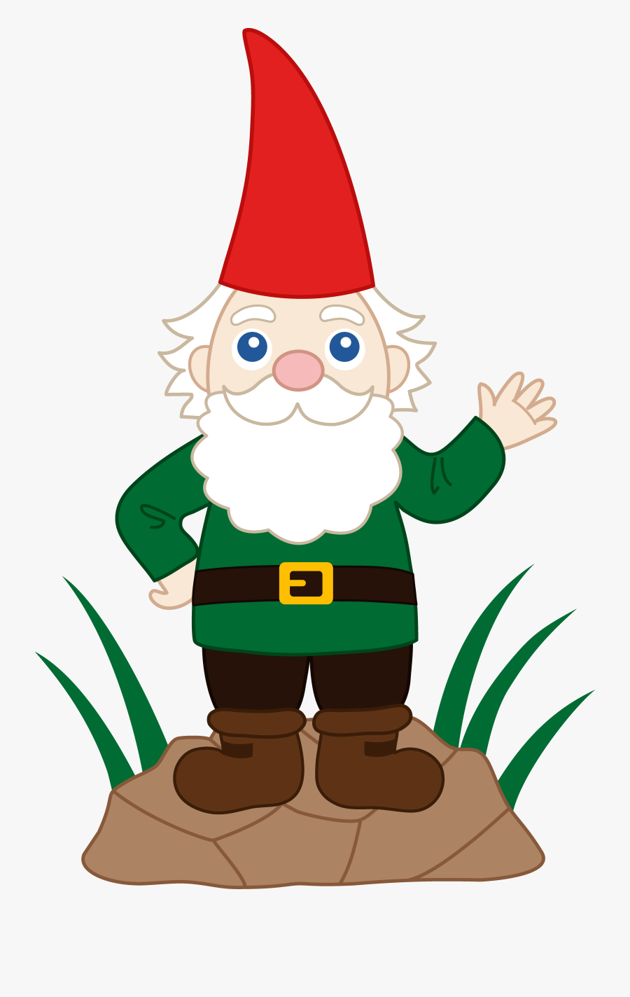 Free Clip Art Clipart Panda - Garden Gnome Clipart, Transparent Clipart