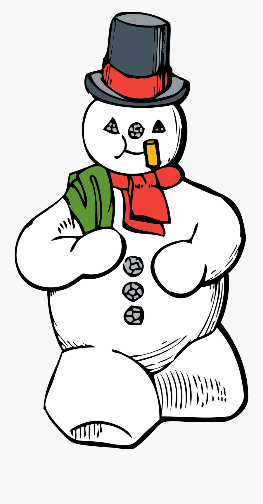 Snowman Clipart February - Snowman Clip Art, Transparent Clipart