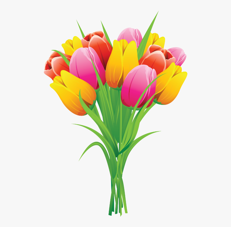 Tulips Clip Art, Transparent Clipart