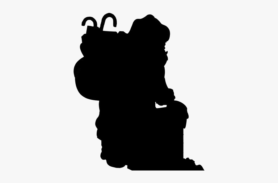 Santa Claus Png Clipart Free Download - Silhouette, Transparent Clipart